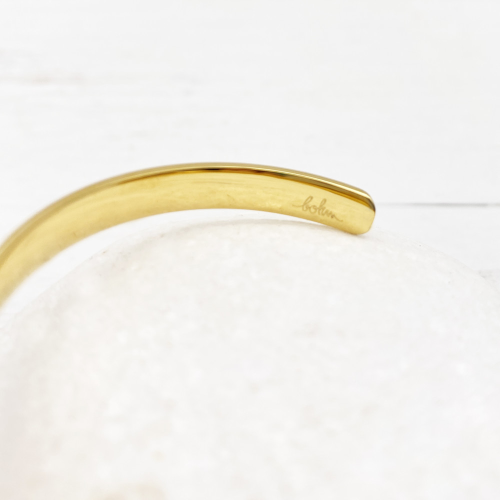 Bracelet jonc Bettina - Crystal Ivory Cream